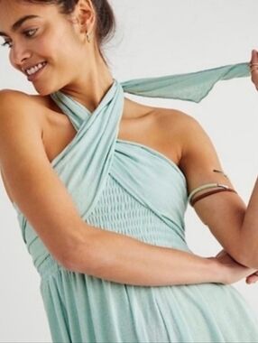 Free People JUST LIKE THAT Convertible Jumpsuit / Harem Pants - LARGE